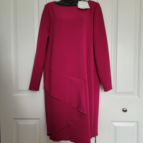 MARELLA ariel fuchsia dress. Made in Italy - Picture 2 of 12